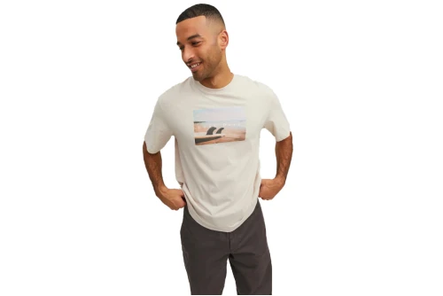 Jack And Jones Jorcopenhagen Photo Tee Ss Crew Neck Sn T-Shirt Ανδρικό (12227781 MOONBEAM)