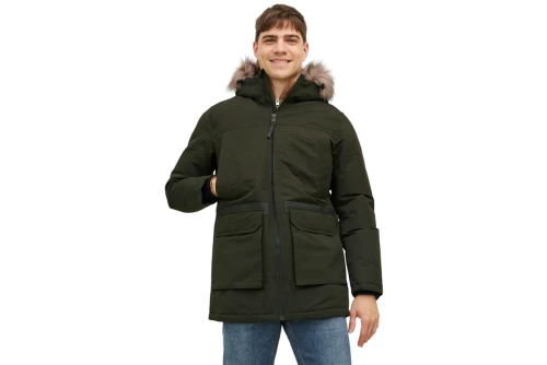 Jack And Jones Jjewing Sn Μπουφάν Παρκά Ανδρικό (12235858 ROSIN)