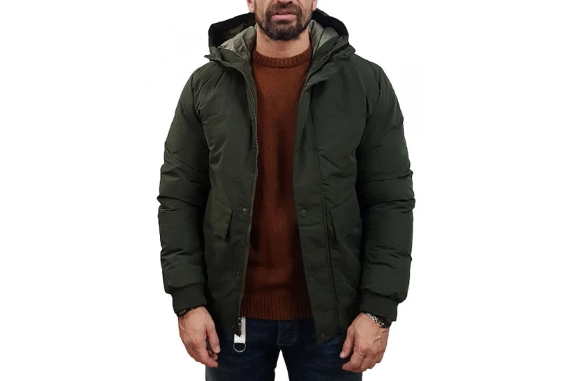 Jack & Jones Champ Ανδρικό Bomber Μπουφάν Χακί