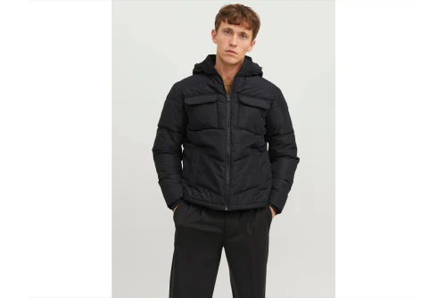 Jack And Jones Jjmason  Μπουφάν Puffer Ανδρικό (12236044 BLACK)