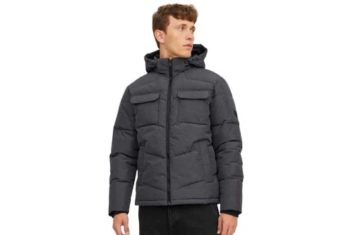 Jack And Jones Jjmason Μπουφάν Puffer Ανδρικό (12236044 DARK GREY MELANGE)