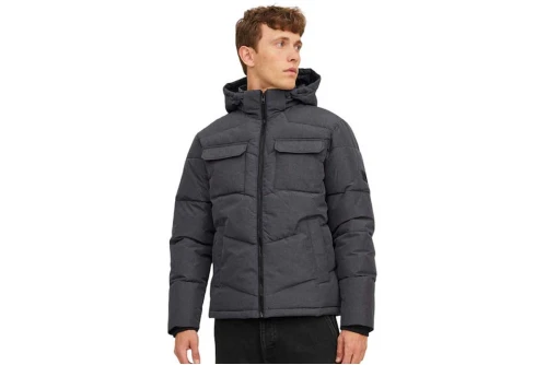 Jack And Jones Jjmason Μπουφάν Puffer Ανδρικό (12236044 DARK GREY MELANGE)