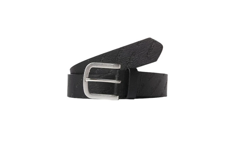 Jack And Jones Jacharry Embossed Casual Ζώνη Μαύρη