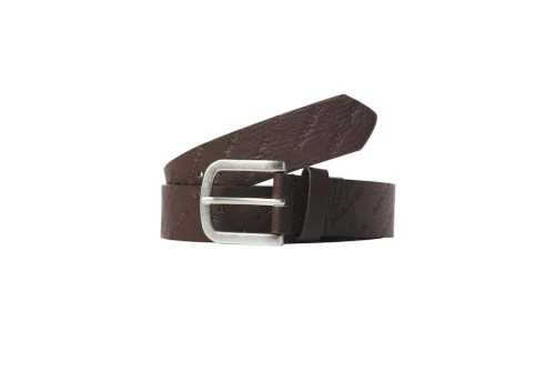 Jack And Jones Jacharry Embossed Belt Noos Ζώνη Casual (12236466 BROWN STONE)