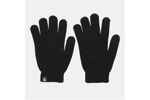 Jack And Jones Jacbarry Knitted Γάντια Χειμερινά (12236562 BLACK)