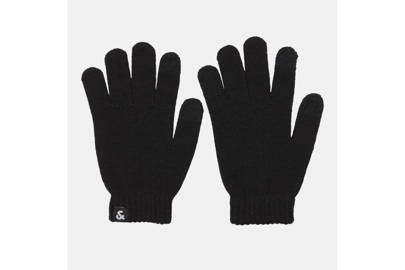 Jack And Jones Jacbarry Knitted Γάντια Χειμερινά (12236562 BLACK)