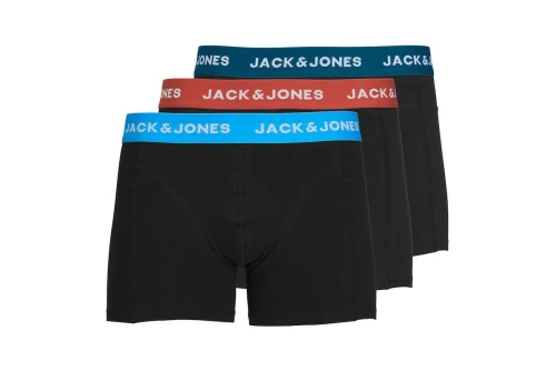 Jack And Jones Jacmarvin Trunks 3 Pack Εσώρουχο Boxer 3-Τεμάχια (12237286 BLACK-BLACK-BL)