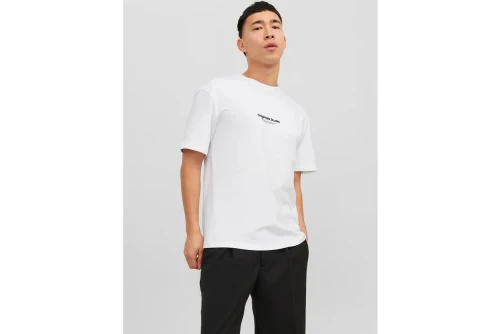 Jack And Jones Jorvesterbro T-Shirt Ανδρικό (12240121 BRIGHT WHITE)