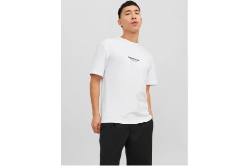 Jack And Jones Jorvesterbro T-Shirt Ανδρικό (12240121 BRIGHT WHITE)