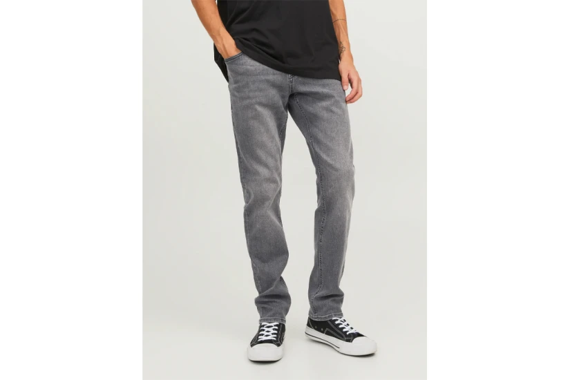 Jack And Jones Ανδρικό Τζιν Παντελόνι Γκρι