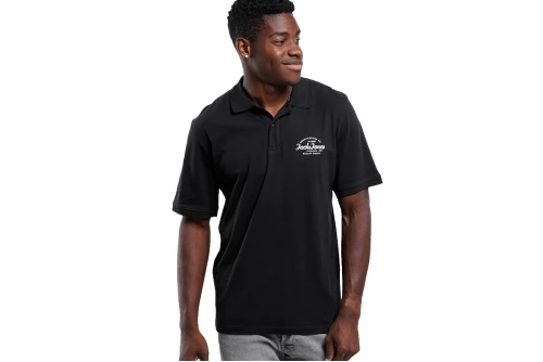 Jack And Jones Jjforest Polo Ανδρικό (12248621 BLACK-AW2 SOLID)
