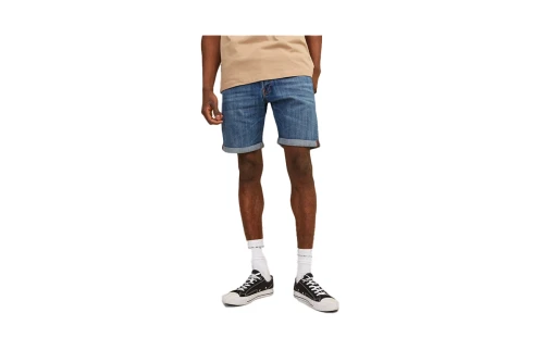 Jack And Jones Jjichris Jjwood Shorts Ge 415 Sn Βερμούδα Τζιν (12249092 BLUE DENIM)