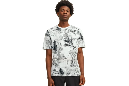 Jack And Jones Jjguru Aop T-Shirt Ανδρικό (12249188 CLOUD DANCER)
