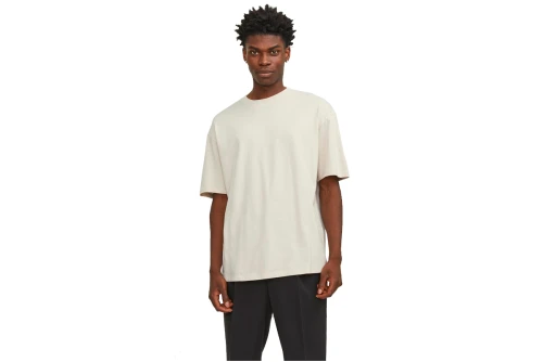 Jack And Jones Jjebradley  Ss T-Shirt Ανδρικό (12249319 MOONBEAM)