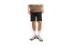 Jack And Jones Jjirick Ανδρική Τζιν Βερμούδα Μαύρη