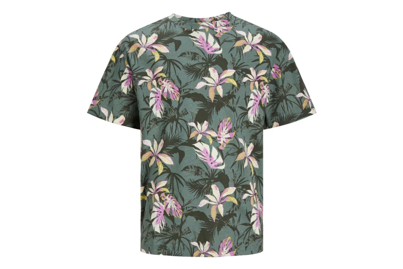 Jack And Jones Ανδρικό Κοντομάνικο Floral T-Shirt Πολύχρωμο