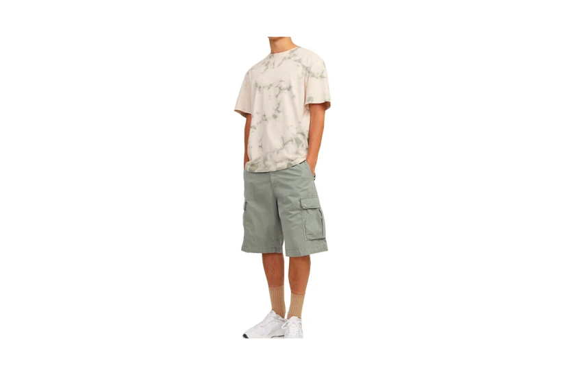 Jack And Jones Cargo Ανδρική Βερμούδα Χακί
