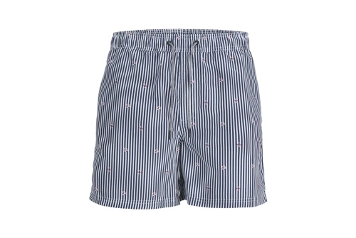 Jack And Jones Jpstfiji Jjswim Small Stripes Μαγιό Σορτς Ανδρικό (12253240 NAVY BLAZER)