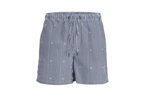 Jack And Jones Jpstfiji Jjswim Small Stripes Μαγιό Σορτς Ανδρικό (12253240 NAVY BLAZER)