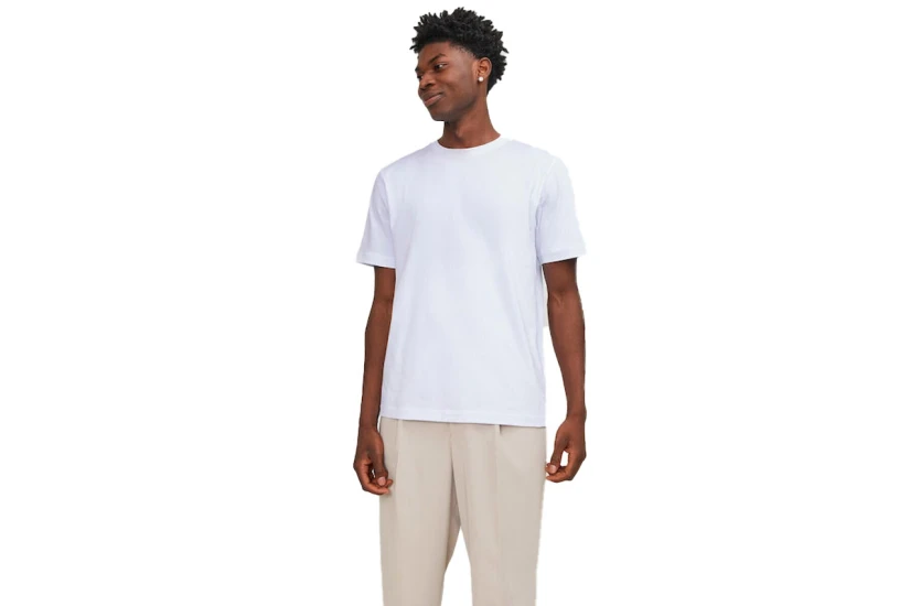 Jack And Jones Ανδρικό Κοντομάνικο T-Shirt Λευκό