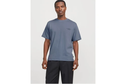 Jack And Jones Jprblachad Branding T-Shirt Ανδρικό (12259357 FLINT STONE)