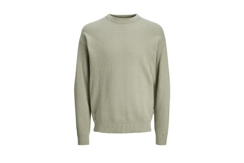 Jack And Jones Jorscott Knit Crew Neck Μπλούζα Πλεκτή Ανδρική (12261771 SEAGRASS)