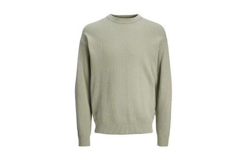Jack And Jones Jorscott Knit Crew Neck Μπλούζα Πλεκτή Ανδρική (12261771 SEAGRASS)