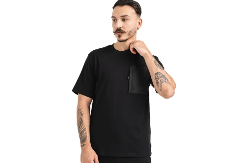 Jack And Jones Jcospire Pocket Ss T-Shirt Ανδρικό (12262185 BLACK)