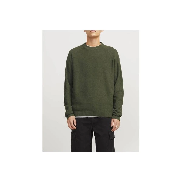 Jack And Jones Jcomason Knit Crew Neck Μπλούζα Πλεκτή Ανδρική (12264525 CYPRESS-CYCLO)
