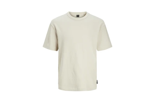 Jack And Jones Jcoalpha Waffle Crew Neck T-Shirt Ανδρικό (12265419 MOONBEAM)