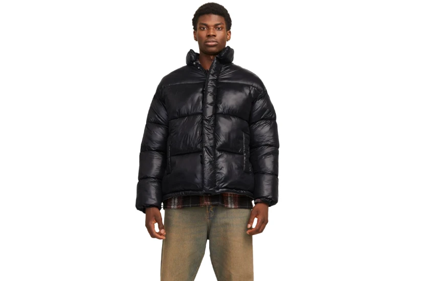 Jack & Jones Ανδρικό Puffer Μπουφάν Μαύρο