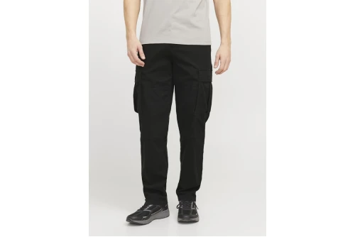 Jack And Jones Relaxed Fit Παντελόνι Cargo Ανδρικό (12268364 BLACK)