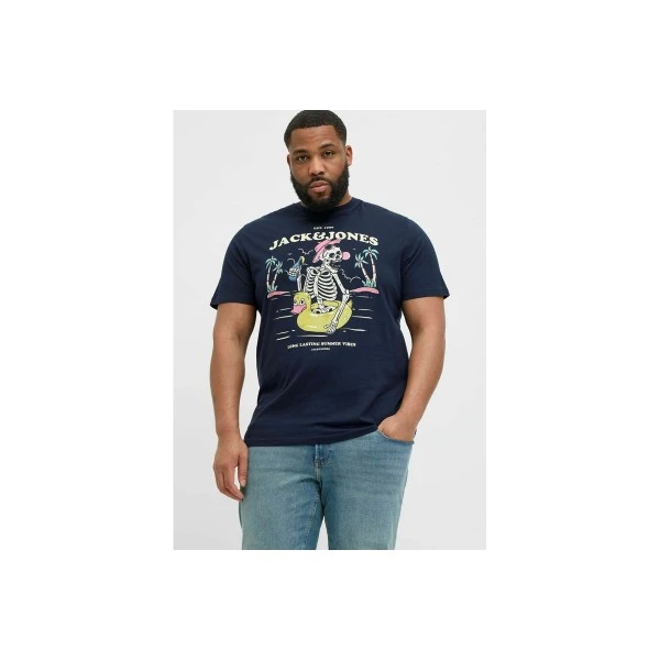 Jack And Jones Jjelijah T-Shirt Ανδρικό (12268472 SKY CAPTAIN)