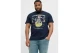 Jack And Jones Ανδρικό Κοντομάνικο T-Shirt Μπλε Σκούρο