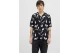 Jack & Jones Ejeff Charge Resort Ανδρικό Κοντομάνικο Πουκάμισο Μαύρο, Λευκό