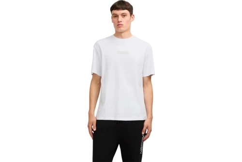 Jack And Jones Jjtaka Ss Crew Neck T-Shirt Ανδρικό (12269369 WHITE)