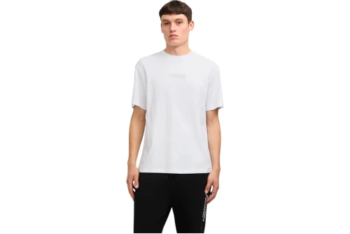 Jack And Jones Jjtaka Ss Crew Neck T-Shirt Ανδρικό (12269369 WHITE)