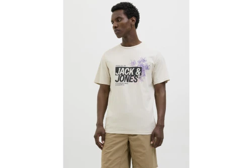 Jack And Jones Jjjaxon T-Shirt Ανδρικό (12269390 MOONBEAM)