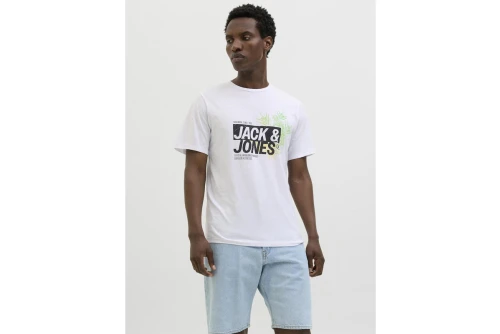 Jack And Jones Jjjaxon T-Shirt Ανδρικό (12269390 WHITE)