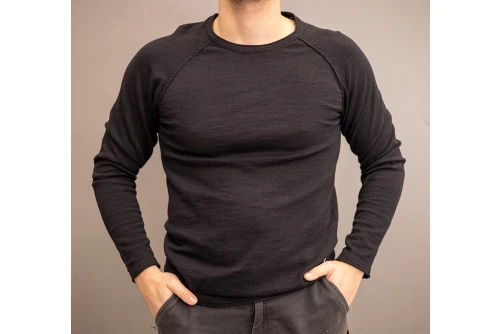 Jack And Jones Jjebreeze Knit Crew Neck Sn Μπλούζα Με Λαιμόκοψη Ανδρική (12269654 BLACK)