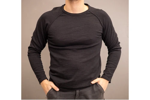 Jack And Jones Jjebreeze Knit Crew Neck Sn Μπλούζα Με Λαιμόκοψη Ανδρική (12269654 BLACK)