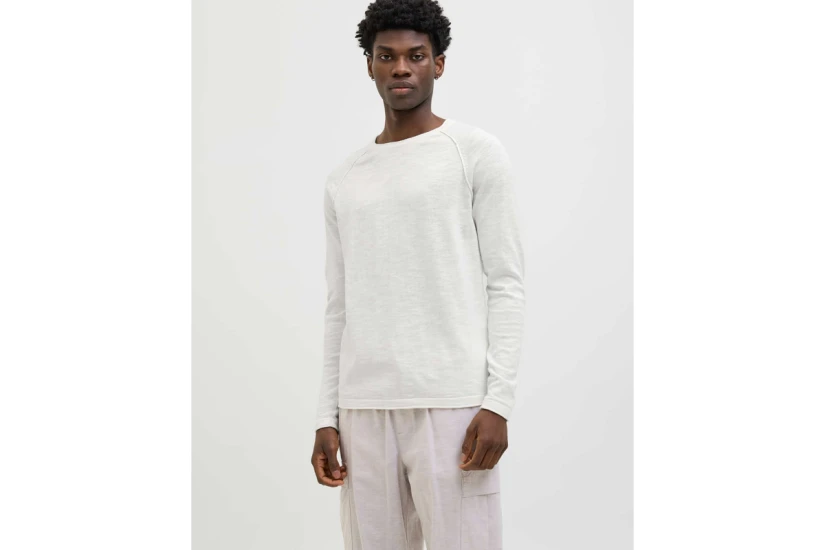 Jack & Jones Jjebreeze Ανδρική Μακρυμάνικη Μπλούζα με Λαιμόκοψη