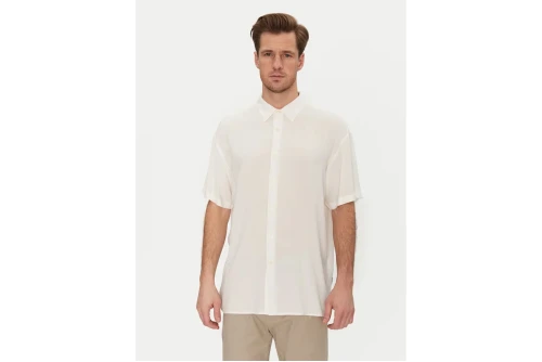 Jack And Jones Jorjoshua Viscose Πουκάμισο Κοντομάνικο Ανδρικό (12271078 CLOUD DANCER)