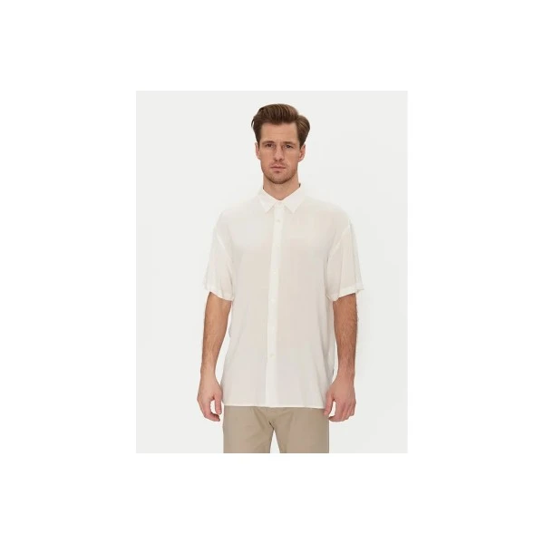 Jack And Jones Jorjoshua Viscose Πουκάμισο Κοντομάνικο Ανδρικό (12271078 CLOUD DANCER)