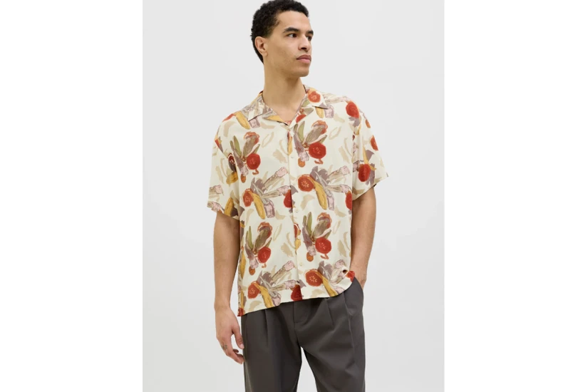 Jack & Jones Jorluke Varenna Ανδρικό Κοντομάνικο Πουκάμισο