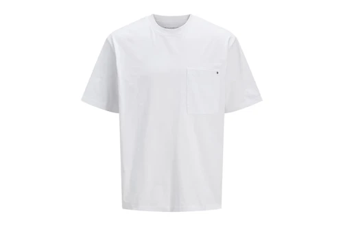Jack And Jones Jcoconcrete Pocket T-Shirt Ανδρικό (12273073 BRIGHT WHITE)