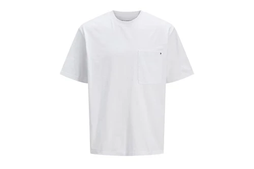 Jack And Jones Jcoconcrete Pocket T-Shirt Ανδρικό (12273073 BRIGHT WHITE)
