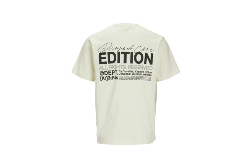 Jack And Jones Jcodynamic Dust Ss Crew Neck Ln T-Shirt Ανδρικό (12273867 SWEET CORN)