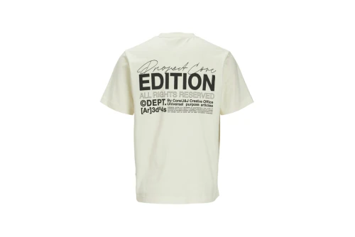 Jack And Jones Jcodynamic Dust Ss Crew Neck Ln T-Shirt Ανδρικό (12273867 SWEET CORN)