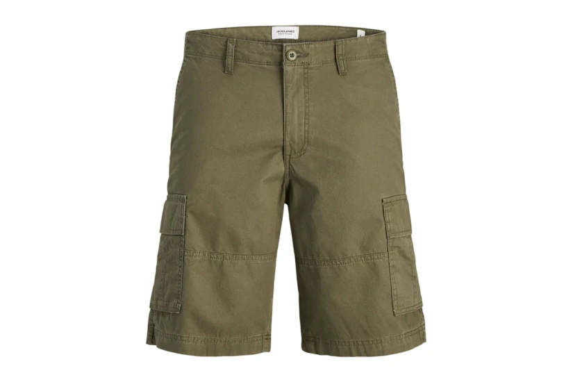 Jack And Jones Ανδρική Βερμούδα Cargo Λαδί